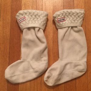 Hunter Cable-knit Fleece Boot Liners
